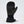 Gordini black insulated winter mitten with leather palm and adjustable wrist strap