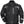 Tourmaster black motorcycle rain jacket with reflective accents and multiple pockets