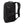 Back view of black Thule backpack showing padded shoulder straps and mesh back panel