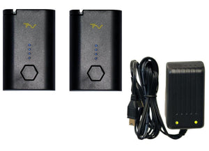 Volt Heat battery kit with two rechargeable batteries and a wall charger