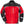 Tourmaster red and black motorcycle rain jacket with reflective accents