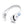 White wearable neck fan with Indianapolis Colts logo