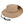 Beige wide brim sun hat with mesh side panels and adjustable chin strap