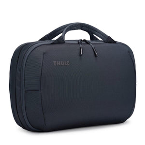 Thule black travel organizer bag with top carry handles and zipper closure