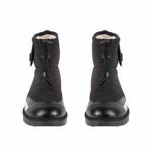 Black 509 insulated winter boots with toggle closure and white branding on the toe