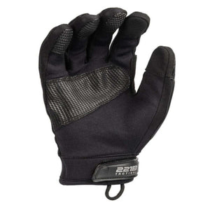 Black 221B Tactical glove with textured palm and finger grip pads