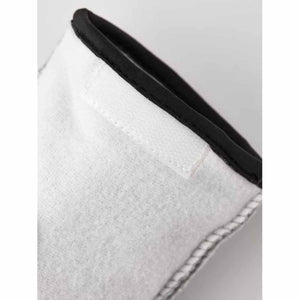 Close up of Hestra glove cuff with velcro closure