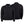 Mobile Warming black work jacket with grey collar and front and back views