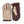 Hestra brown leather and beige crochet knit gloves