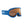 POC blue ski goggles with orange lens and POCito branded strap