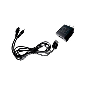ActionHeat dual USB wall charger and charging cable