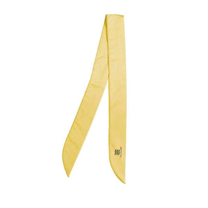 Yellow Mobile Cooling neck wrap with Fieldsheer logo