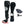 ActionHeat black battery heated socks with two power banks and a charging cable