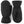 Hestra black winter mittens with textured palm grip