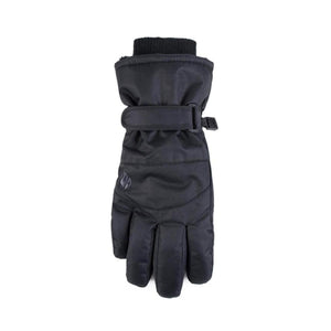 Heat Holders black insulated winter glove with adjustable wrist strap