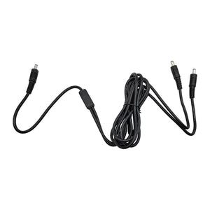 Gerbing black Y-splitter power cable with three connectors