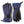 Hestra blue and black insulated ski gloves with adjustable wrist straps