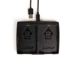 Lenz Body Heat System dual battery charger with USB cable