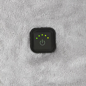 True North by Sleep Philosophy heated blanket controller with power button and green indicator lights