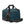 Briggs and Riley blue duffel bag with black handles and shoulder strap