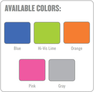 Chill-Its color options including blue, hi-vis lime, orange, pink, and gray