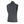 Back view of a charcoal grey sleeveless vest with panelled construction