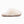 Cloud Nine Sheepskin cream wool slipper with a flat rubber sole