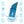 AlphaCool blue cooling towel with eight feature icons surrounding it