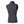 Back view of a grey Lenz sleeveless vest with high collar and panelled construction