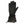 Black heated glove with battery pack and power button on the cuff