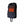 Glovii black heated vest with visible orange heating element graphic