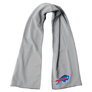 AlphaCool grey cooling towel with Buffalo Bills logo
