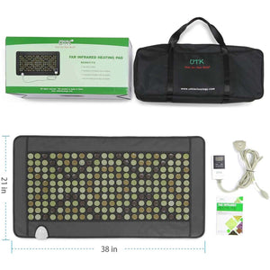 UTK Technology far infrared heating pad with carrying case controller and manual