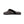 Cloud Nine Sheepskin grey sheepskin thong slipper with black strap