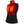 Gerbing womens heated vest with glowing orange heating elements on chest and collar