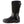 Korkers black waterproof rubber wading boot with orange sole accents