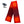 ActionHeat red heated scarf with battery pack and USB cable