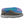 Korkers brown slip on shoe with blue stitching and patterned insole