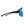 Smith Optics black performance sunglasses with blue mirrored shield lens viewed from the side