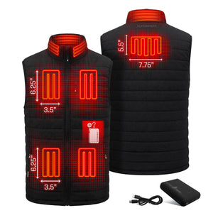 ActionHeat Pro Series+ Bluetooth Men's Puffer Heated Vest