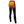 Back view of Gobi Heat black leggings showing glowing orange heating elements in the lower back area