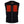 Mobile Warming black heated vest with glowing red heating elements on the chest