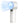 AlphaCool handheld portable fan with digital display and blue light effect