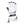 Kombi white ski glove with black strap and zipper pocket