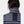 Back view of Helly Hansen navy and white striped collar with logo