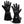 ActionHeat black heated gloves with battery pack and Fan-Tex branding