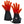 ActionHeat battery heated gloves with glowing red heating elements