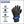 Glacier Glove Kenai waterproof neoprene glove with sharkskin texture and nylon lining