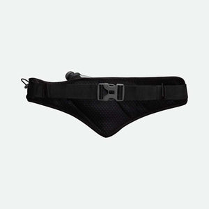 Nathan black hydration running belt with buckle closure