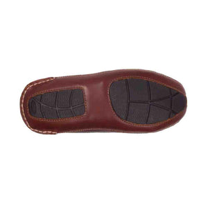 Cloud Nine Sheepskin slipper sole with brown leather and black rubber traction pads